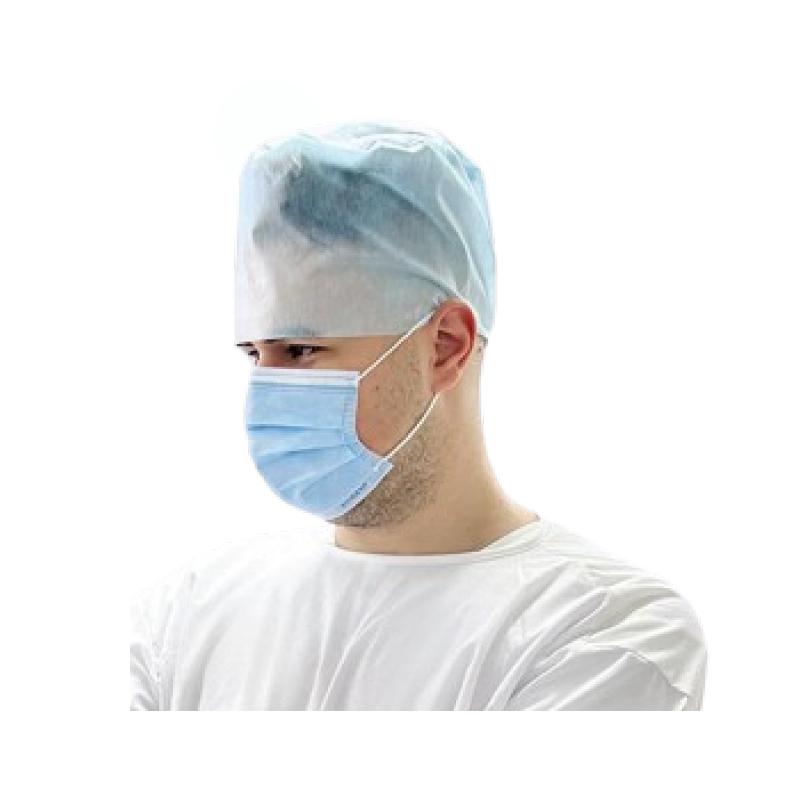 Шапочка ізоляційна, спанбонд 30 g/m2(г/м2), нестерильна, одноразового використання, ТМ «АХІЛЛ»